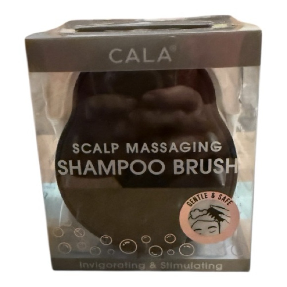 CALA Black Scalp Massaging Shampoo Brush